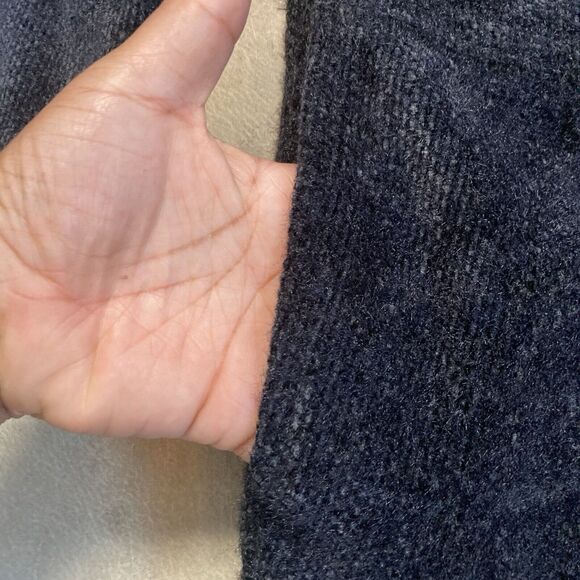 Banana Republic Jacket Womens XXL Gray Textured Cocoon Eyelash Pockets - Picture 3 of 8